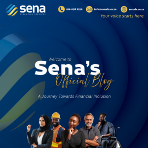 Blog cover page with the words "Welcome to Sena's Official Blog"